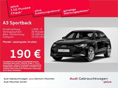 Audi Audi A3 Sportback 35 TDI S tronic advanced Virtual+/A im Leasing von Null-Leasing
