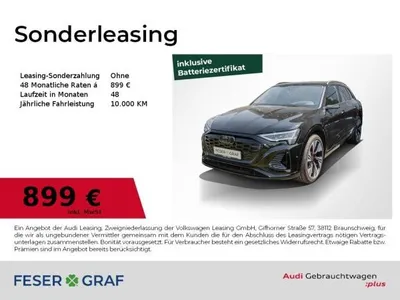 Audi Audi Q8 e-tron 50 edt. S line /Matrix/Pano/B&O/ACC/TV im Auto Abo von LeasingTime