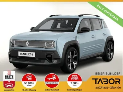 Renault Renault 4 Techno 150 Comfort Range el Heckkl Kam im Auto Abo von LeasingMarkt.de